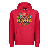 Cardinal groovy mama Premium Hoodie - Zillion Design Studio