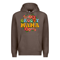 Coffee groovy mama Premium Hoodie - Zillion Design Studio