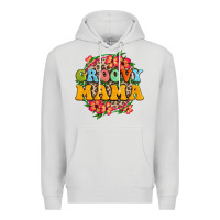Dove Grey groovy mama Premium Hoodie - Zillion Design Studio
