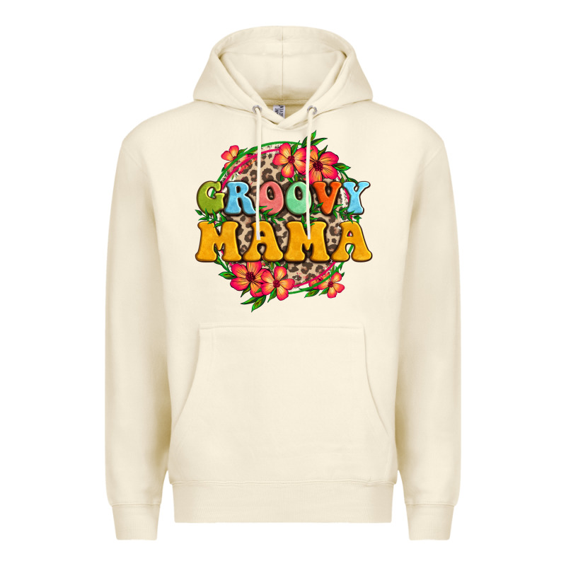 Groovy Mama Premium Hoodie by Zillion Design Studio | Teevron