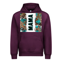 Mauve Wine western mama Urban Hoodie - Zillion Design Studio