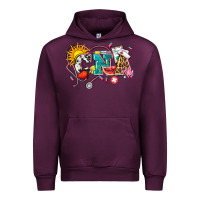 Mauve Wine summer cna Urban Hoodie - Zillion Design Studio