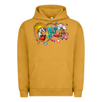 Pigment Peanut Butter summer cna Urban Hoodie - Zillion Design Studio