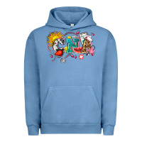Pigment Pebble Blue summer cna Urban Hoodie - Zillion Design Studio
