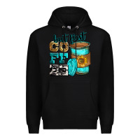 Black but first coffee Premium Hoodie - Zillion Design Studio