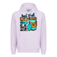 Lilac but first coffee Premium Hoodie - Zillion Design Studio