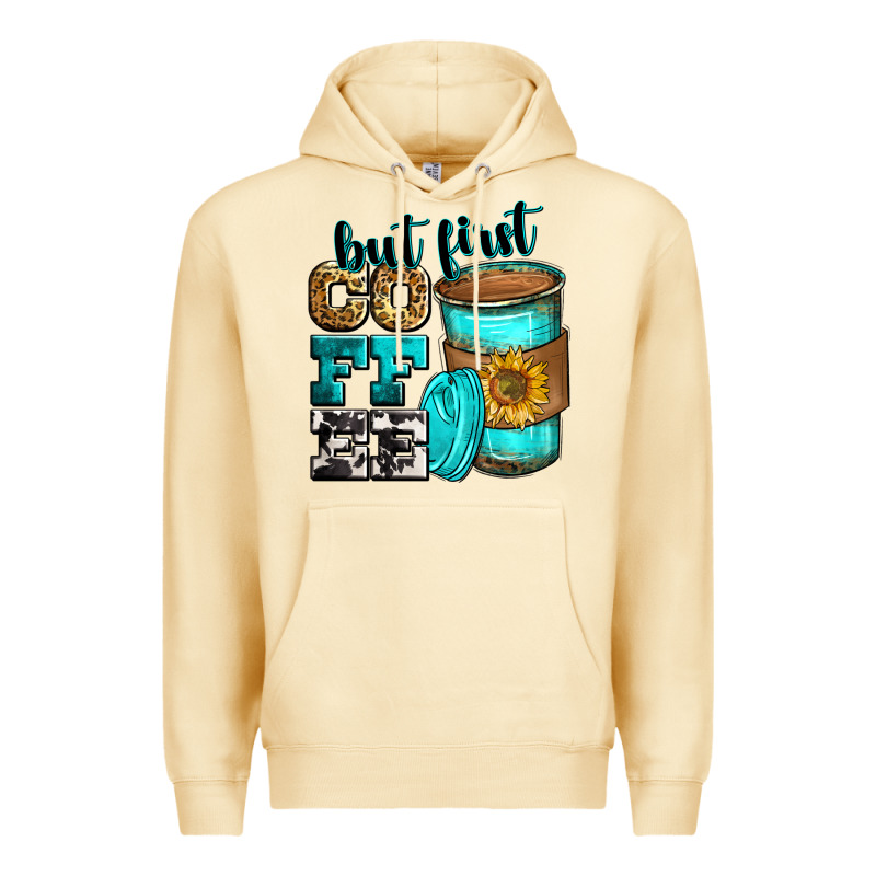 But First Coffee Premium Hoodie by Zillion Design Studio | Teevron