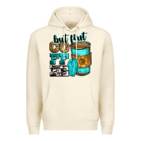 Sandshell but first coffee Premium Hoodie - Zillion Design Studio