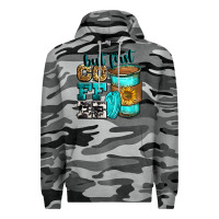 Slate Camo but first coffee Premium Hoodie - Zillion Design Studio