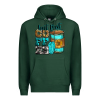 Sports Green but first coffee Premium Hoodie - Zillion Design Studio