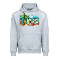 Heather Grey love summer teacher Urban Hoodie - Zillion Design Studio