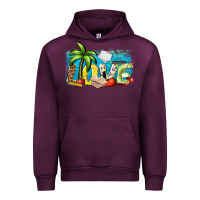 Mauve Wine love summer teacher Urban Hoodie - Zillion Design Studio