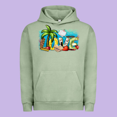 Love Summer Teacher Urban Hoodie Designed By Zillion Design Studio