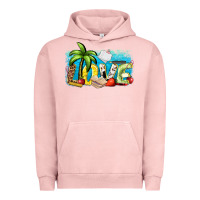 Pigment Salmon love summer teacher Urban Hoodie - Zillion Design Studio