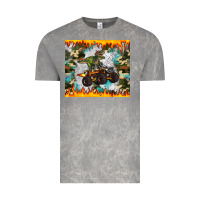Monster Truck Dinosaur T Rex Tumbler Vintage Tee | Teevron