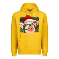 Lemon christmas pig Premium Hoodie - RanaPortraitStore