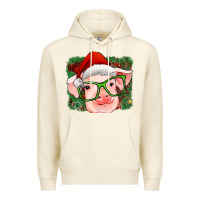Sandshell christmas pig Premium Hoodie - RanaPortraitStore