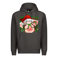 Smoke christmas pig Premium Hoodie - RanaPortraitStore