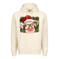 Tofu christmas pig Premium Hoodie - RanaPortraitStore