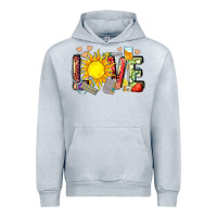 Heather Grey love summer nurse Urban Hoodie - Zillion Design Studio