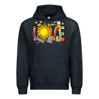 Navy love summer nurse Urban Hoodie - Zillion Design Studio