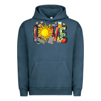 Pigment Midnight Navy love summer nurse Urban Hoodie - Zillion Design Studio