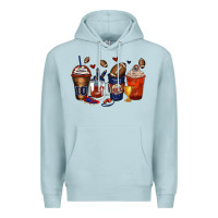 Blue Mist american football coffee cups Premium Hoodie - Zillion Design Studio