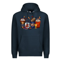 Navy american football coffee cups Premium Hoodie - Zillion Design Studio