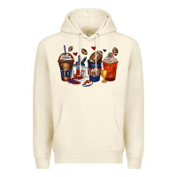 Sandshell american football coffee cups Premium Hoodie - Zillion Design Studio
