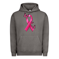 Pigment Tornado Breast Cancer Ribbon with Butterfly Urban Hoodie - texasbilliewilder