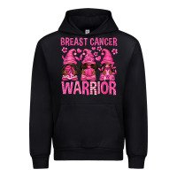 Black Breast Cancer Warrior Afro Gnomes Urban Hoodie - texasbilliewilder