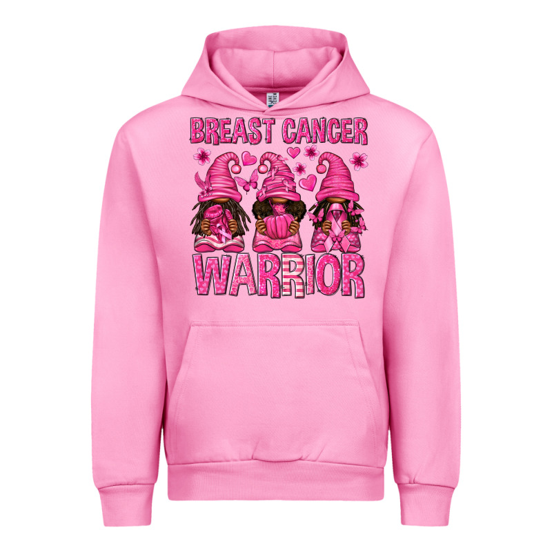 Breast Cancer Warrior Afro Gnomes Urban Hoodie by texasbilliewilder | Teevron