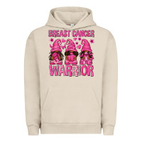 Pigment French Oak Breast Cancer Warrior Afro Gnomes Urban Hoodie - texasbilliewilder
