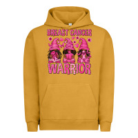 Pigment Peanut Butter Breast Cancer Warrior Afro Gnomes Urban Hoodie - texasbilliewilder