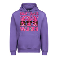 Tulip Breast Cancer Warrior Afro Gnomes Urban Hoodie - texasbilliewilder