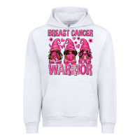 White Breast Cancer Warrior Afro Gnomes Urban Hoodie - texasbilliewilder
