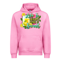 Fuchsia Pink life is Urban Hoodie - Zillion Design Studio