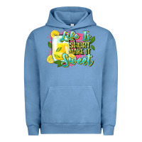 Pigment Pebble Blue life is Urban Hoodie - Zillion Design Studio