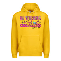 Lemon be strong and courageous Premium Hoodie - texasbilliewilder