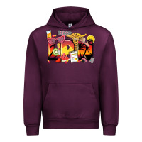 Mauve Wine summer lpn Urban Hoodie - Zillion Design Studio