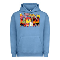 Pigment Pebble Blue summer lpn Urban Hoodie - Zillion Design Studio