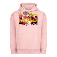 Pigment Salmon summer lpn Urban Hoodie - Zillion Design Studio