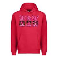 Cardinal breast cancer afro gnomies Premium Hoodie - texasbilliewilder