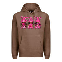 Chestnut breast cancer afro gnomies Premium Hoodie - texasbilliewilder