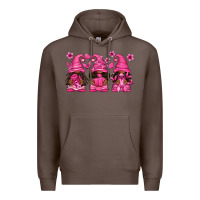 Coffee breast cancer afro gnomies Premium Hoodie - texasbilliewilder