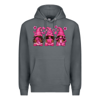 Rock breast cancer afro gnomies Premium Hoodie - texasbilliewilder