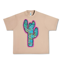 Burro Western Turquoise Cactus Urban Heavy Tee - RanaPortraitStore