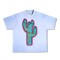 Grape Ice Western Turquoise Cactus Urban Heavy Tee - RanaPortraitStore