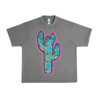 Tornado Western Turquoise Cactus Urban Heavy Tee - RanaPortraitStore