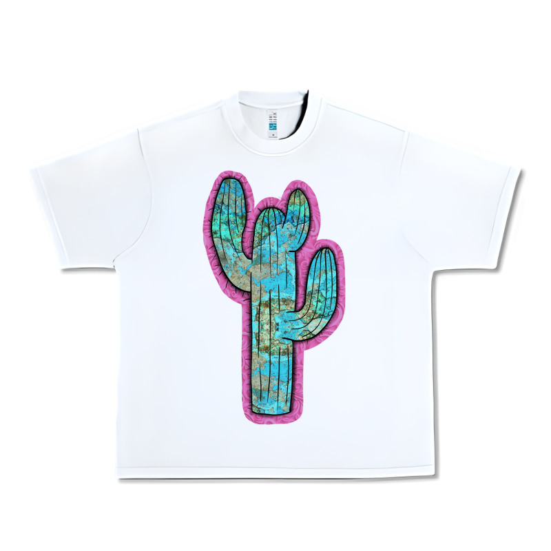 Western Turquoise Cactus Urban Heavy Tee by RanaPortraitStore | Teevron